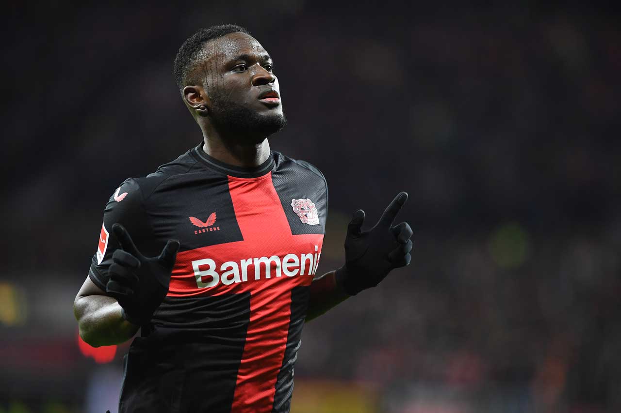 Victor Boniface, attaquant de Leverkusen