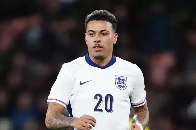 Morgan Rogers, l'attaquant d'Aston Villa sous le maillot de l'Angleterre