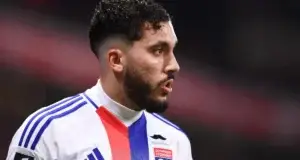 Rayan Cherki, l'attaquant de l'Olympique Lyonnais