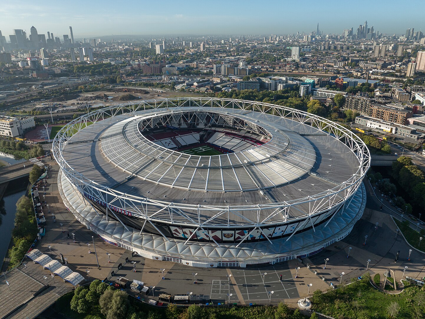 Le London Stadium qui accueille les matches de West Ham