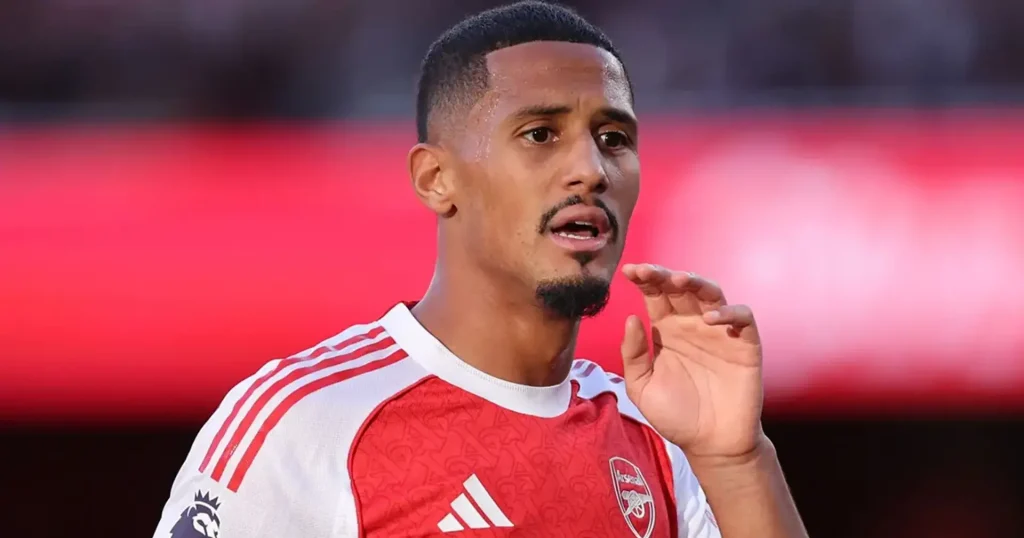 William Saliba défenseur d'Arsenal